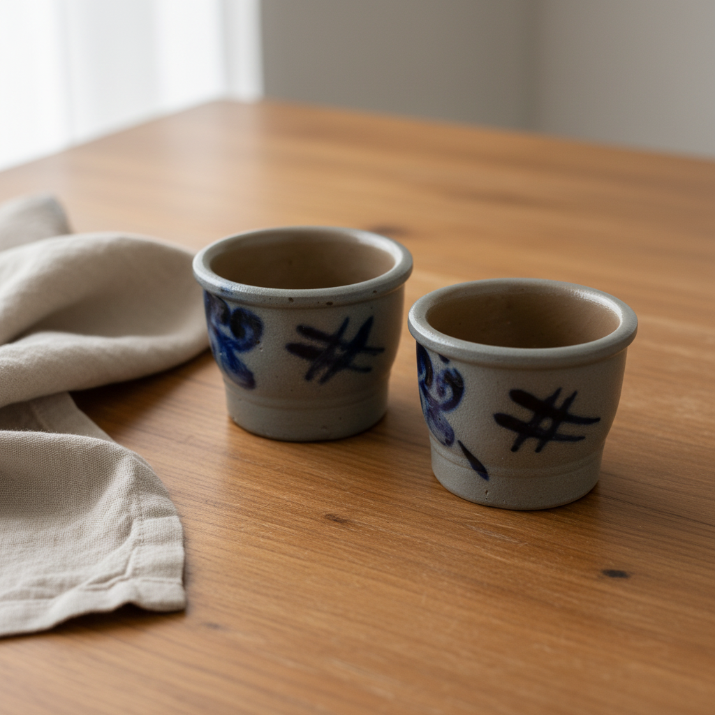 Two Stoneware Cups — Maison Corridor